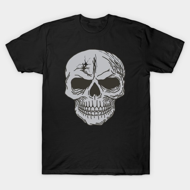 Skull bones T-Shirt by Kingluigi